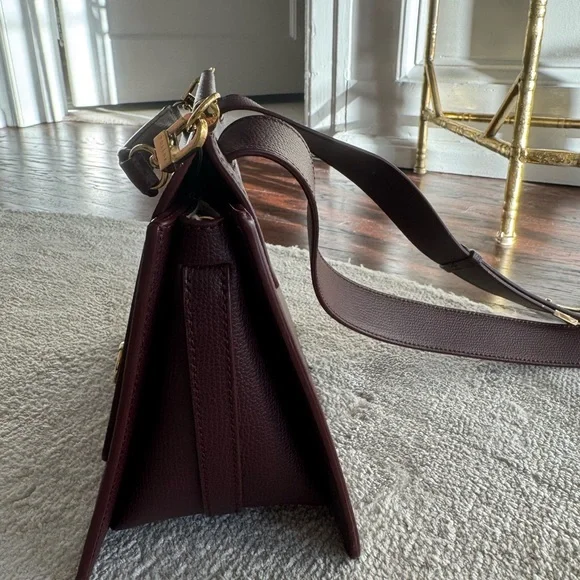 Polene Numéro Sept burgundy bag - Picture 3 of 8